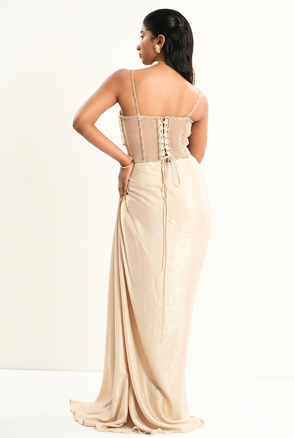 Drape Envy | Champion gold Drape dress