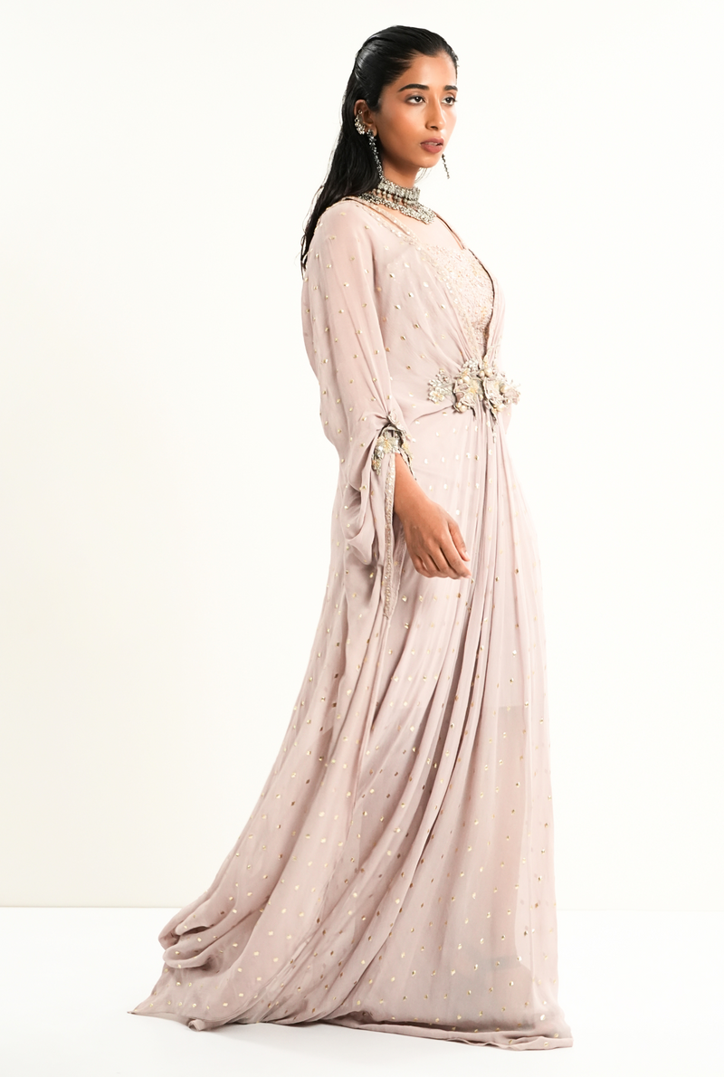 Grey Grace | Ash Grey Kaftan